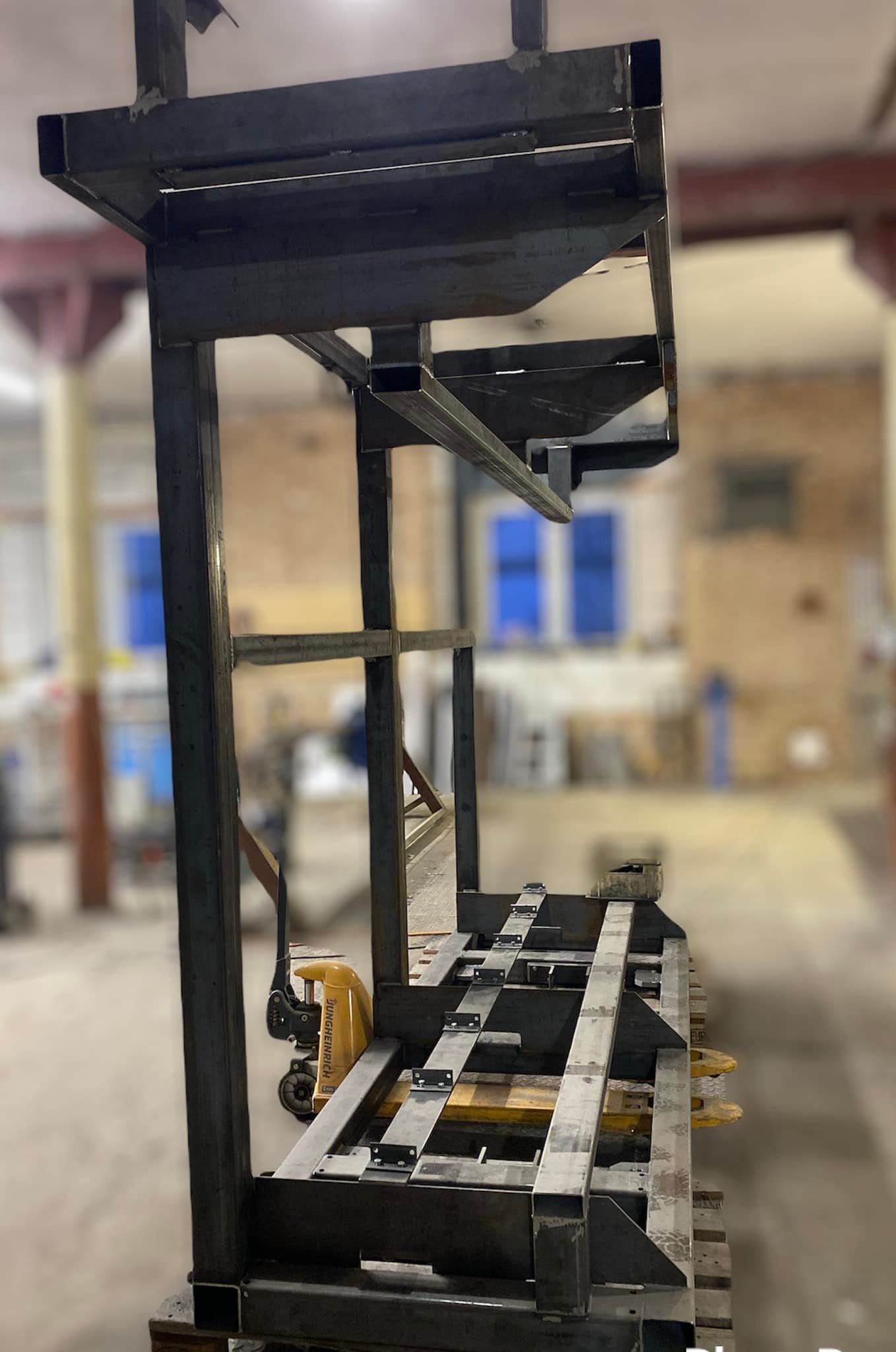 Stahlrahmenkonstruktion, Fertigung